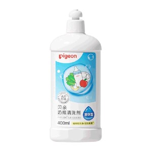 Pigeon 贝亲婴儿奶瓶清洗剂果蔬清洁剂400ml A类餐具玩具洗洁精