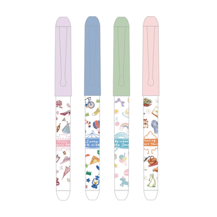 nakabayashi仲林 日本直液式钢笔免换墨囊小学生练字专用三年级学生硬笔书法成人EF尖黑蓝色女生签字笔一次性