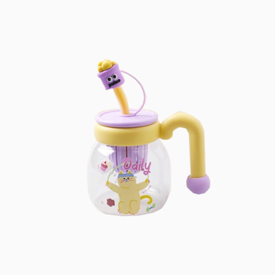 【趣味盖帽】高颜值女生玻璃杯