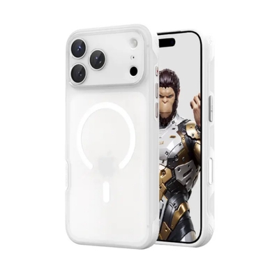 蓝猩BLUEO适用苹果17ProMax手机壳肤感磁吸iPhone17Pro全包镜头保护套Babyfee防摔IP17Pro硅胶猩猩抗脏污后壳