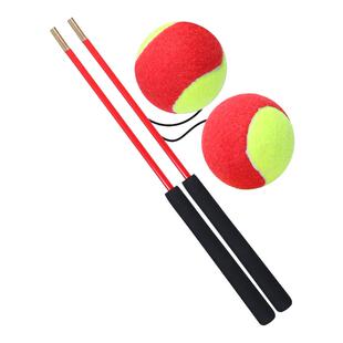 健身球手甩甩球中老年人锻炼手臂的球广场舞弹力儿童运动弹跳网球