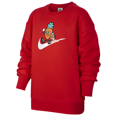 【断码捡漏】Nike儿童卡通图案舒适加绒保暖圆领卫衣 FD4074-657
