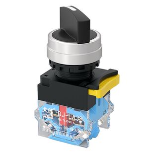 LA38-11X旋钮开关二档3档转换开关保持式 手动自动切换按钮220V