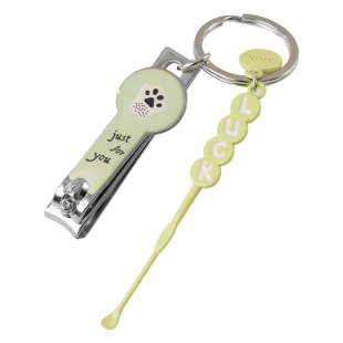 指甲剪单个挖耳勺指甲刀套装带钥匙扣剪指甲指甲钳掏耳朵可爱女生