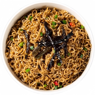 荞麦方便面全麦粗粮杂粮脂非油炸面饼免煮面条泡面调料包代餐低