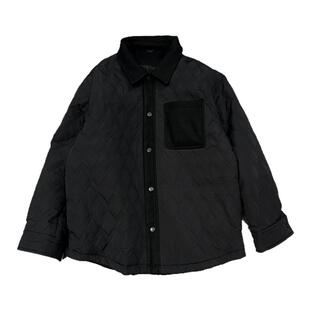 浮徒日系复古文艺休闲棉衣夹克男秋冬宽松毛呢翻领拼接菱形格外套