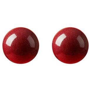 ZEGL纯银朱砂耳钉天然红色耳环女复古新款爆款高级轻奢新中式耳饰