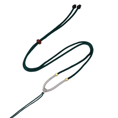 可调节锦纶编织项链绳配件材料