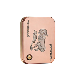 EDC全金属扑克牌大小王推牌EDC金属玩具创意减压无限位强力磁铁吸