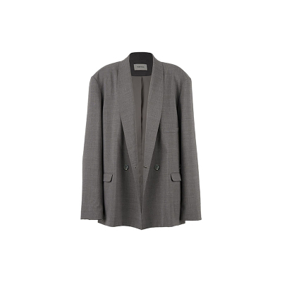 YOEYYOU青果领复古西装/半裙