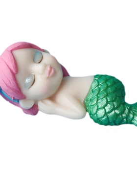 桌面装饰美人鱼公主摆件