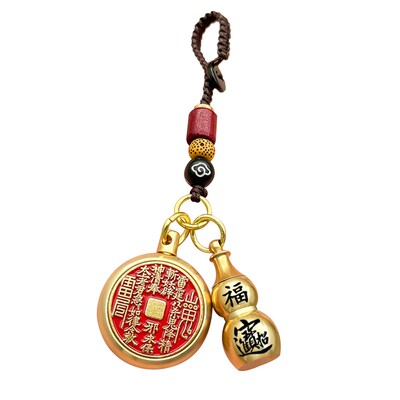 打麻将赢钱吉祥物打牌逢赌必赢专用钥匙扣挂件把把抓好牌助赢神器
