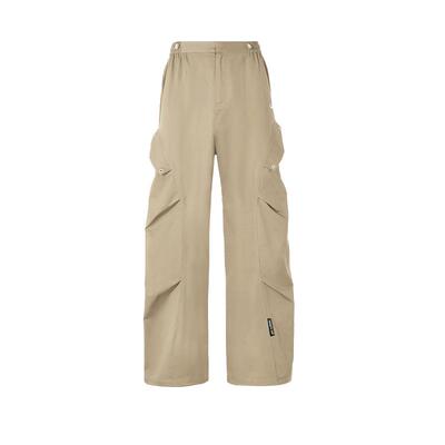 8ff设计结构褶皱宽松休闲裤