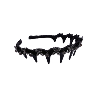 韩国高级感满钻小蝴蝶波浪发箍2025新款高颅顶头箍洗脸防滑发卡女