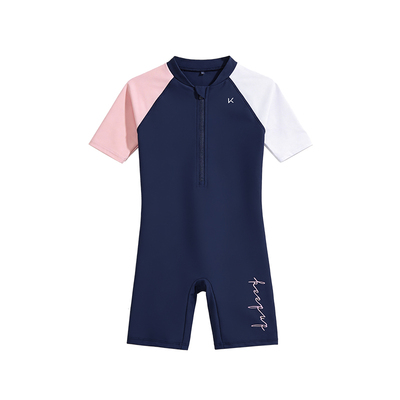 Keep儿童游泳衣连体带胸垫女童款