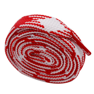 适配匡威怪奇物语帆布鞋鞋带高低帮白红黑色斜纹双层宽1.8cm鞋绳