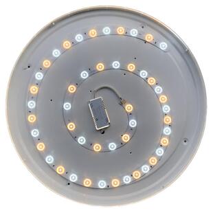 吊扇灯led灯盘吸顶灯灯芯改造灯板三色遥控调光圆蚊香螺旋形贴片