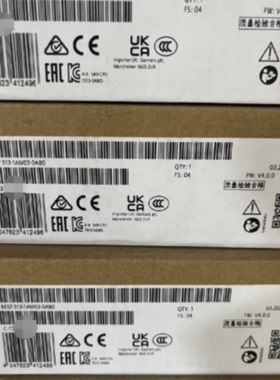 议价6ES7513-1AM03-0AB0 S7-1500CPU 600KB处理器 6ES75131AM030A
