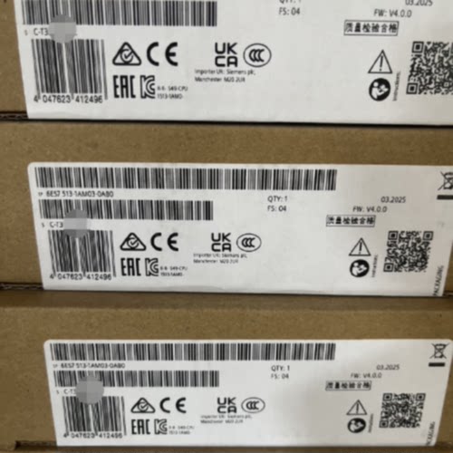 议价6ES7513-1AM03-0AB0 S7-1500CPU 600KB处理器 6ES75131AM030A