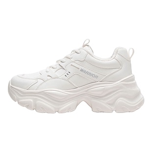 回力加绒老爹鞋女2025新款冬季皮面保暖小白鞋厚底百搭运动鞋女鞋