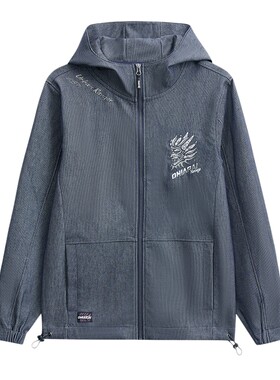 ONIARAI/鬼洗25春夏新品游侠落肩宽松连帽外套男式夹克 B330069