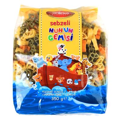 一份2袋包邮 安卡拉三色动物形意面350g卡通动物面条进口意大利面