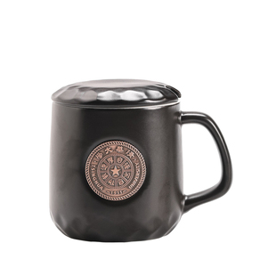 得到铜章杯大学马克杯985名校陶瓷杯校庆礼品伴手礼定制校徽LOGO