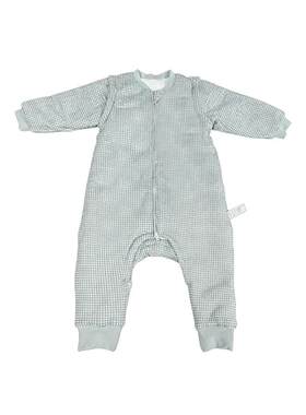 QuincyMae婴儿夹棉连体衣爬服夏秋款保暖长袖家居服宝宝棉服外穿