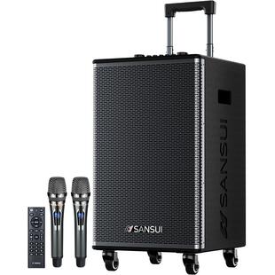 山水E12专业户外K歌音响大功率卡拉ok一体机演出广场2026新款音箱