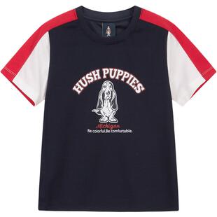 暇步士童装男童速干短袖夏新品大童透气圆领衫儿童运动透气T恤