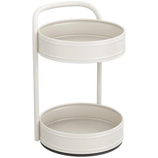 御仕家双层旋转调料品置物架厨房台面转角调味瓶罐盒油盐酱醋收纳