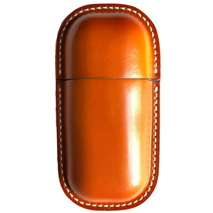 真皮眼镜盒植鞣牛皮复古抗压男女近视镜太阳镜墨镜收纳盒硬皮手工