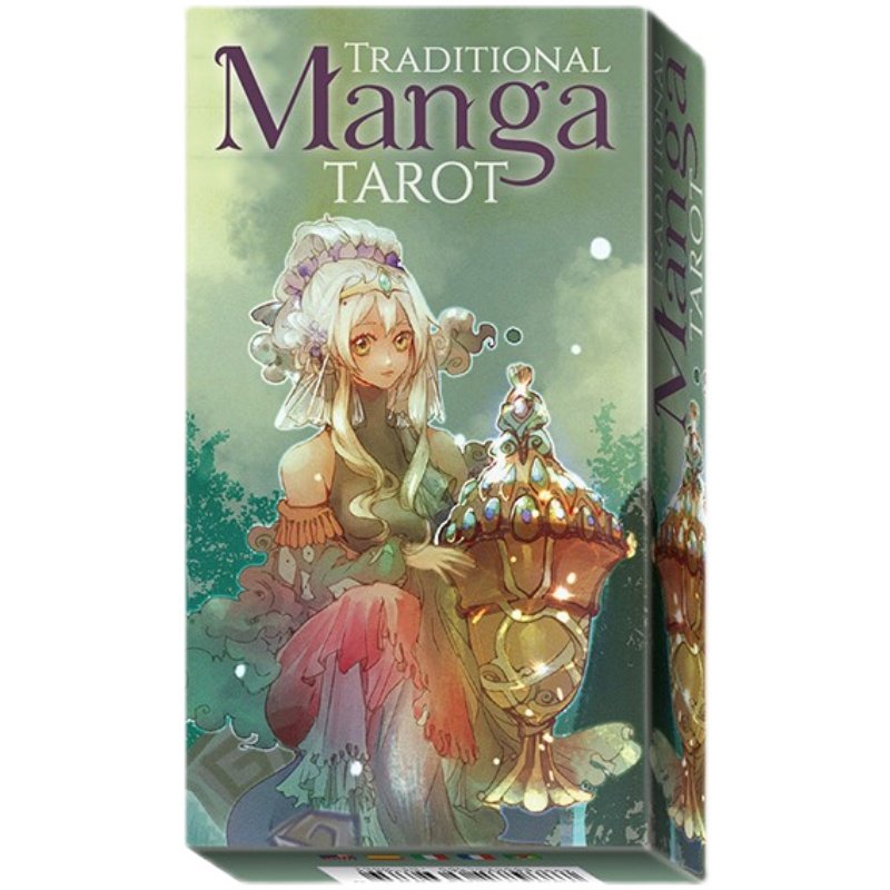 【现货】进口正版无边框Traditional Manga Tarot 传统漫画塔罗牌