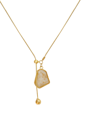 不规则几何毛衣链女2026新爆款