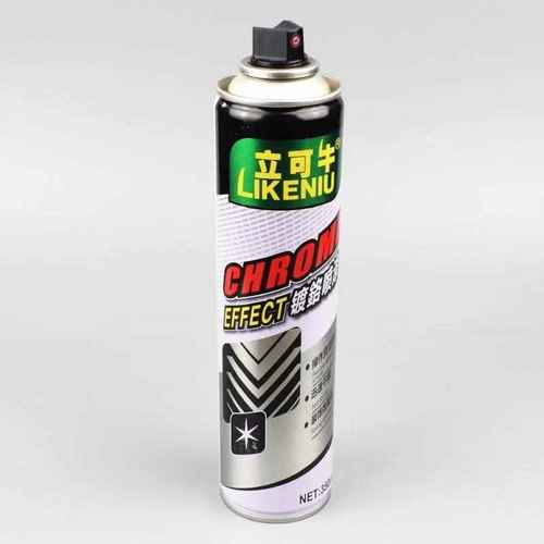 包邮立可牛镀铬喷漆镀锌喷漆不锈钢喷漆 银色自动喷漆 门窗修补漆