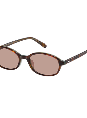 复古韩系小框椭圆框墨镜