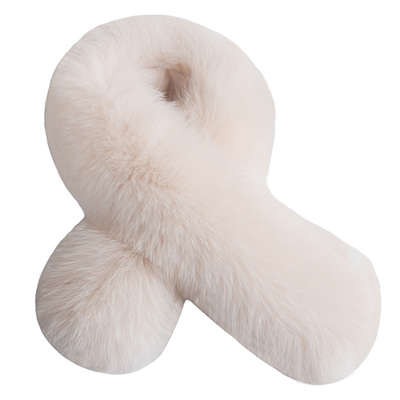 狐狸毛围巾皮草围脖女秋冬季百搭