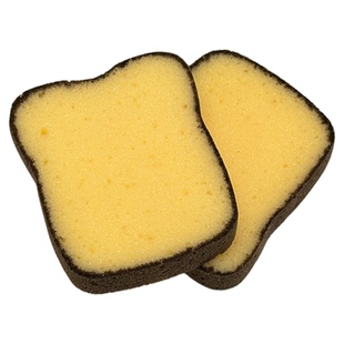 软软面包海绵擦洗碗刷碗有趣百洁布洗碗棉木匠海绵厨房抹布