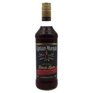摩根船长黑标朗姆酒700ml家用商用大瓶装烘焙用酒蛋糕果茶冰淇淋