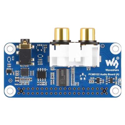 树莓派PCM5122 I2S DAC HIFI声卡音频扩展板PI5/PI4/Zero免驱