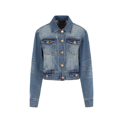 MARYLING短箱型多口袋牛仔外套