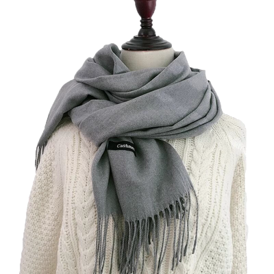 2025秋冬新款男士仿羊绒围巾