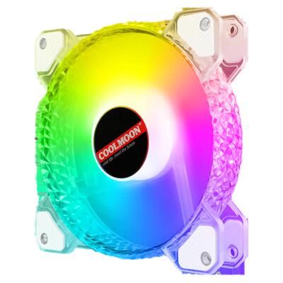酷月温控ARGB神光同步机箱风扇
