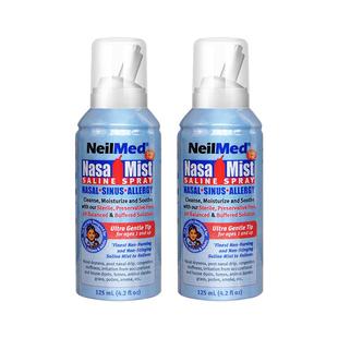 NeilMed生理性海盐水鼻喷洗鼻器鼻炎鼻塞鼻腔护理冲洗器喷雾剂