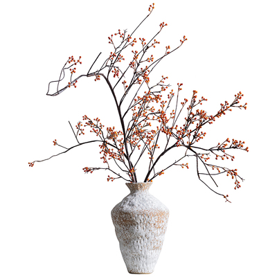 中式仿真山归来枝条假花果实藤蔓