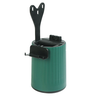 多孔刀槽厨房旋转刀架360度旋转拿取方便底部可滤水防免擦勺子架