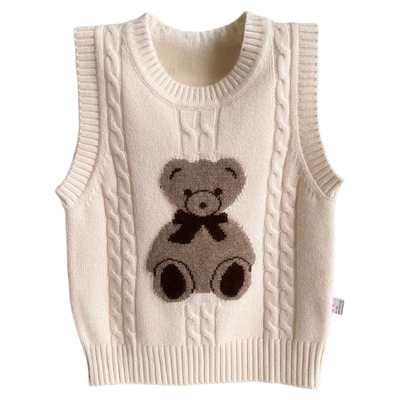 韩版春秋冬男女童羊绒衫柔软亲肤