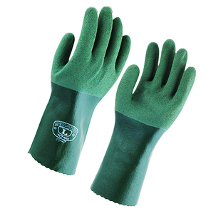 TOWA566耐油手套加长款30CM独立包装东兴防滑渔业防刺防水耐酸碱