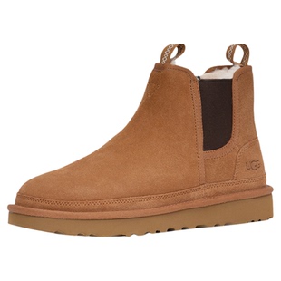 UGG时尚百搭男靴保暖毛绒短筒靴切尔西雪地靴1121644