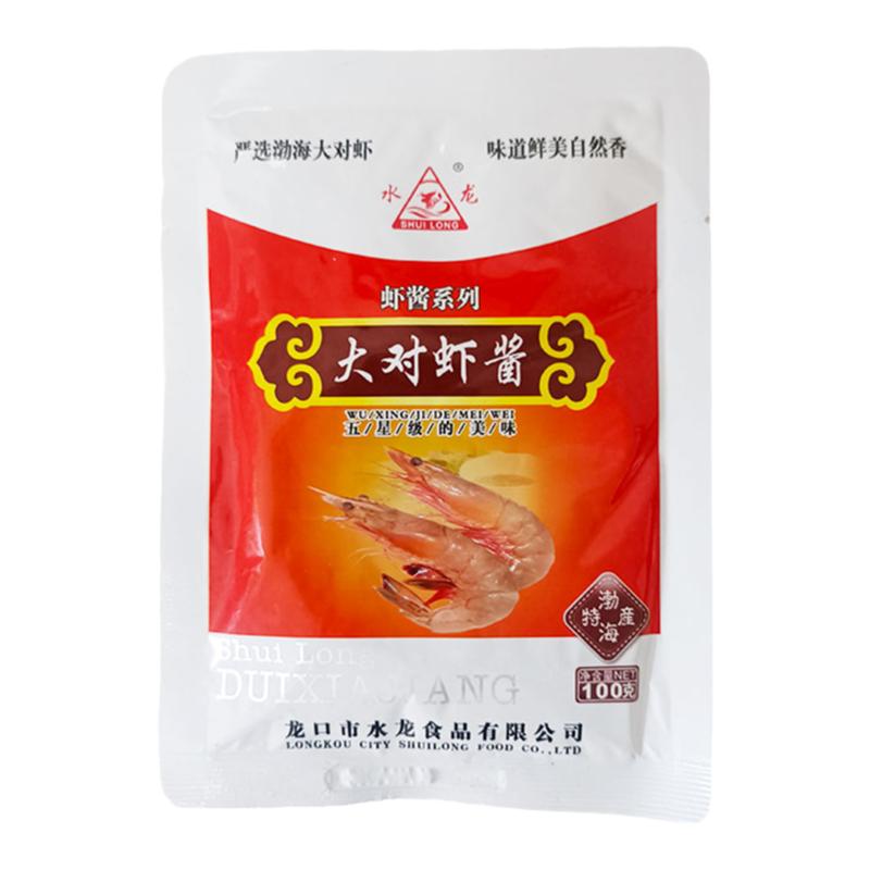 100克*11袋红袋装 水龙大对虾酱山东烟台龙口渤海特产虾酱即食